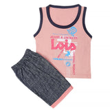 Boys Half Sleeves Sando Suit - Tea Pink, Kids, Boys Sets And Suits, Chase Value, Chase Value