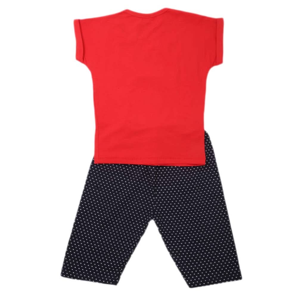 Boys 2 Pcs Suit Half Sleeves - Red, Kids, Boys Sets And Suits, Chase Value, Chase Value