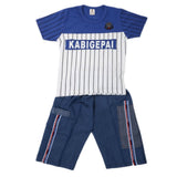 Boys 2 Pcs Suit Half Sleeves - Blue, Kids, New Born Boys Sets And Suits, Chase Value, Chase Value