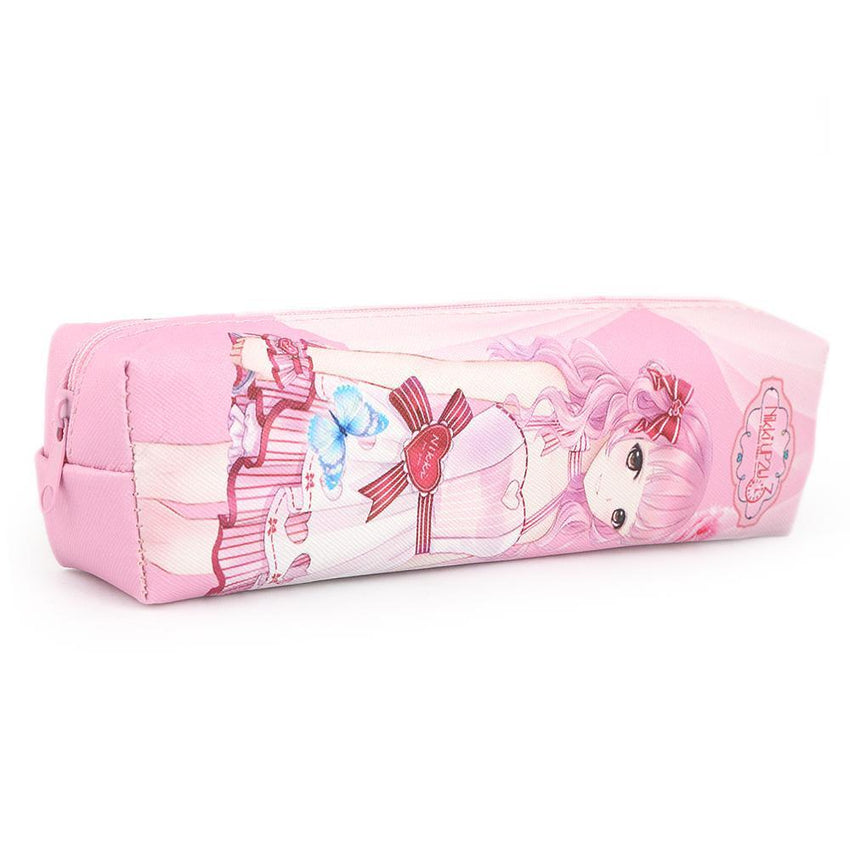 Nikki Pencil Pouch - Pink - test-store-for-chase-value