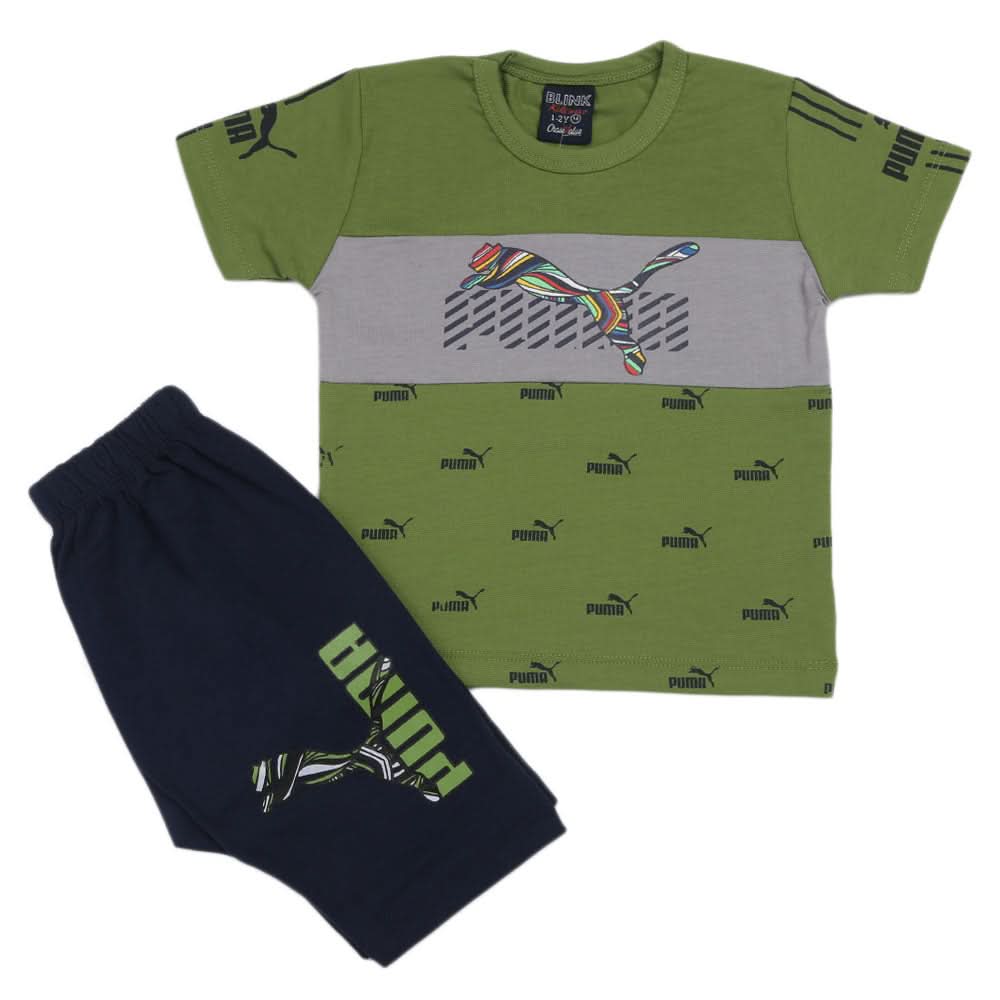 Boys Short Suit - Green, Boys Sets & Suits, Chase Value, Chase Value