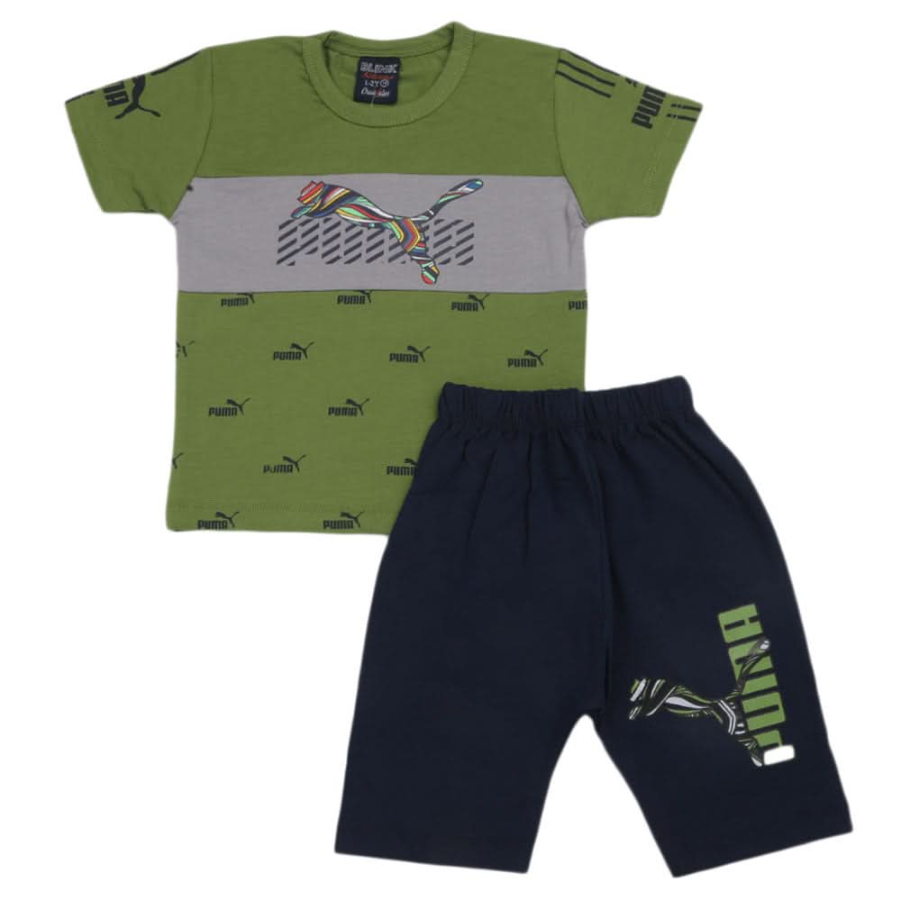 Boys Short Suit - Green, Boys Sets & Suits, Chase Value, Chase Value