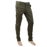 Men's Fancy Cotton Chino Pant - Olive Green, Men, Casual Pants And Jeans, Chase Value, Chase Value