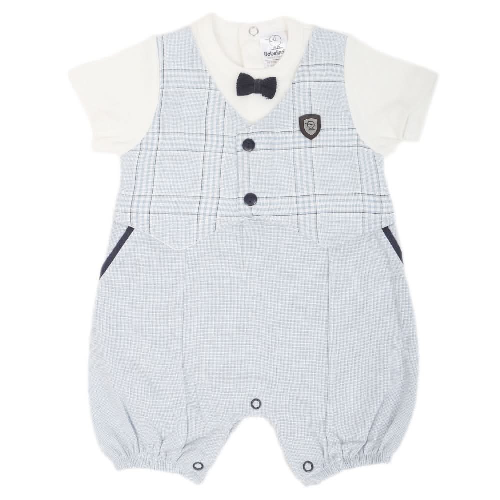 Newborn Boys Turkish Romper - Light Blue, Kids, NB Boys Rompers, Chase Value, Chase Value