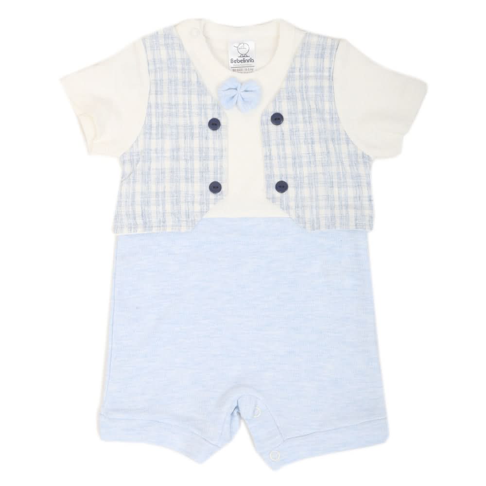 Newborn Boys Turkish Romper - Light Blue, Kids, Newborn Boys Rompers, Chase Value, Chase Value