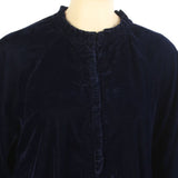 Women's Velvet Fancy Kurti - Navy Blue, Women Ready Kurtis, Chase Value, Chase Value