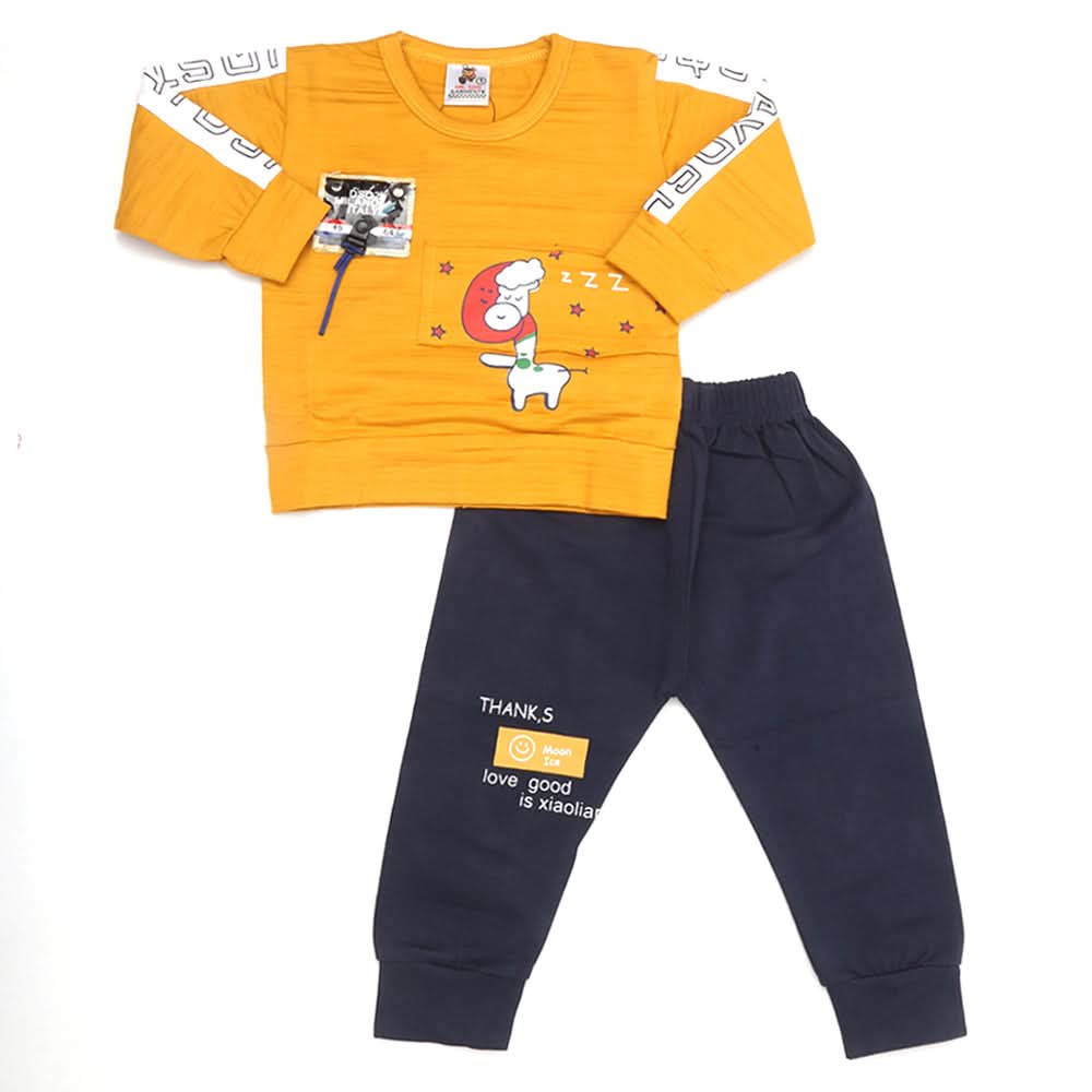 Newborn Boys Full Sleeves Suit - Yellow, Kids, NB Boys Sets And Suits, Chase Value, Chase Value