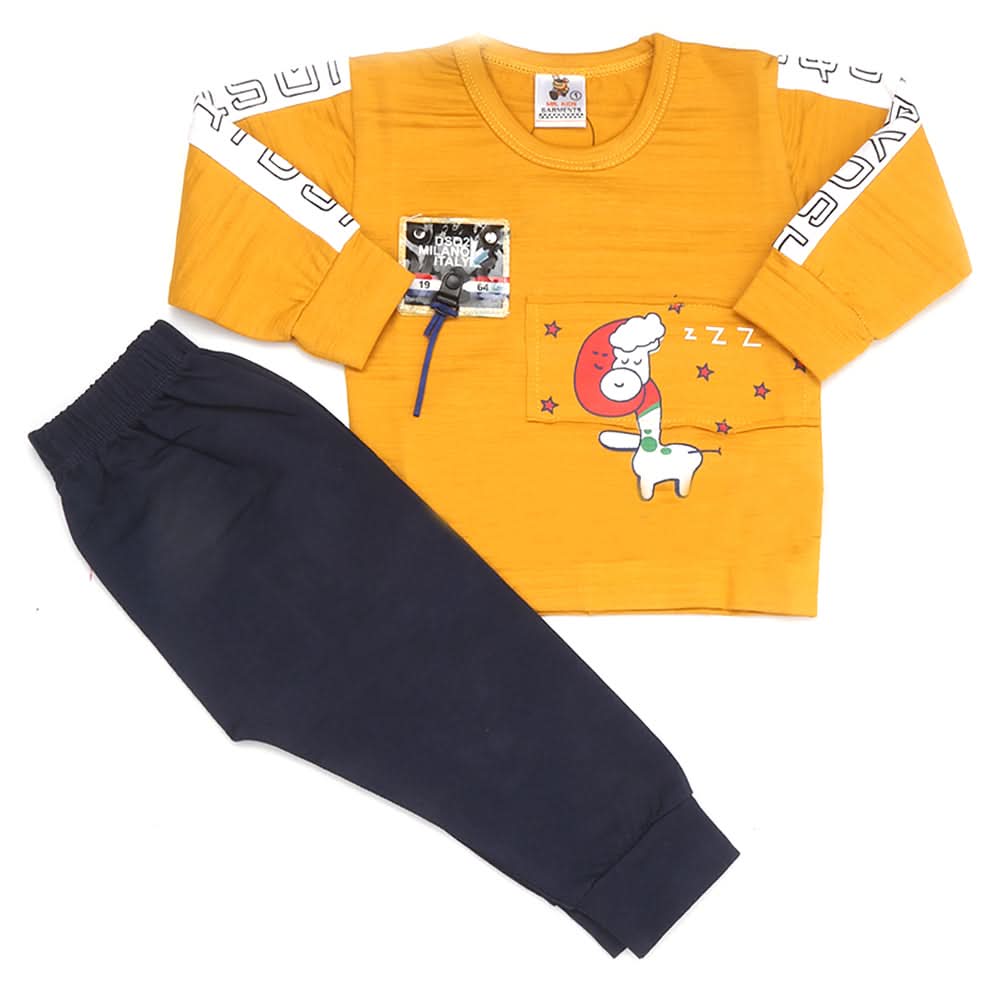 Newborn Boys Full Sleeves Suit - Yellow, Kids, NB Boys Sets And Suits, Chase Value, Chase Value