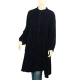 Women's Velvet Fancy Kurti - Navy Blue, Women Ready Kurtis, Chase Value, Chase Value