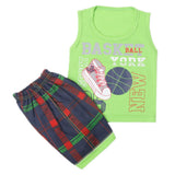 Boys Half Sleeves Sando Suit - Green, Kids, Boys Sets And Suits, Chase Value, Chase Value
