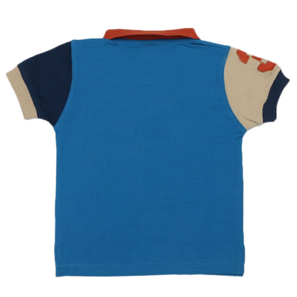 Boys Half Sleeves T-Shirt - Blue, Boys T-Shirts, Chase Value, Chase Value