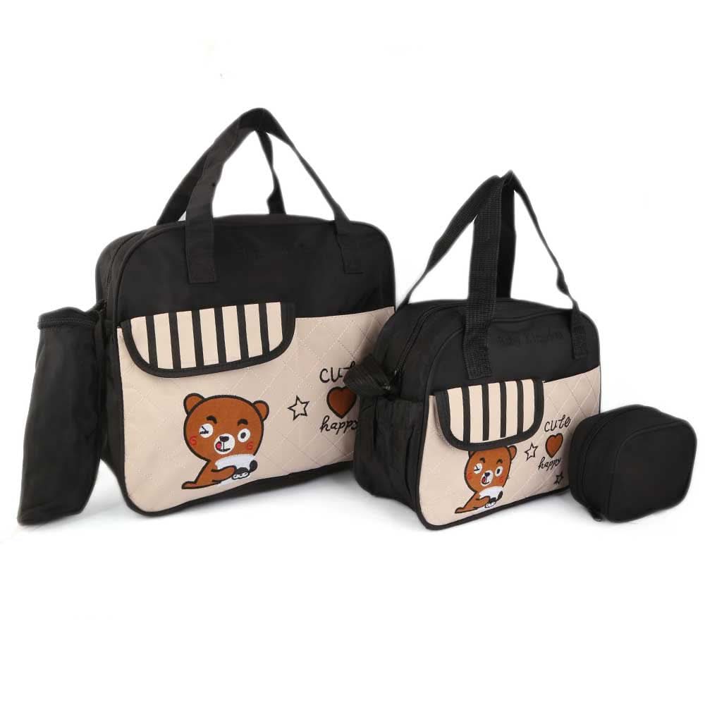 NewBorn Baby Bag 3 Pcs - Black, Kids, Maternity Bag (Diaper Bag), Chase Value, Chase Value