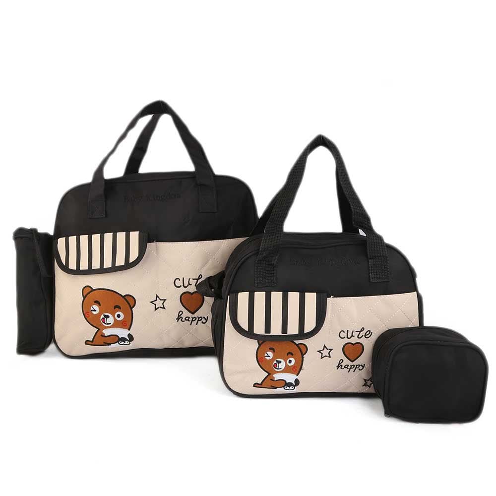 NewBorn Baby Bag 3 Pcs - Black, Kids, Maternity Bag (Diaper Bag), Chase Value, Chase Value