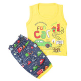 Boys Half Sleeves Sando Suit - Yellow, Kids, Boys Sets And Suits, Chase Value, Chase Value