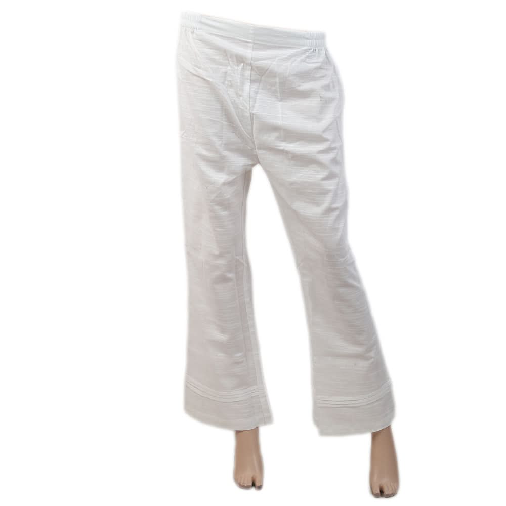 Women's Bottom Trouser - White, Women, Pants & Tights, Chase Value, Chase Value