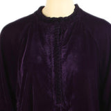 Women's Velvet Fancy Kurti - Purple, Women Ready Kurtis, Chase Value, Chase Value