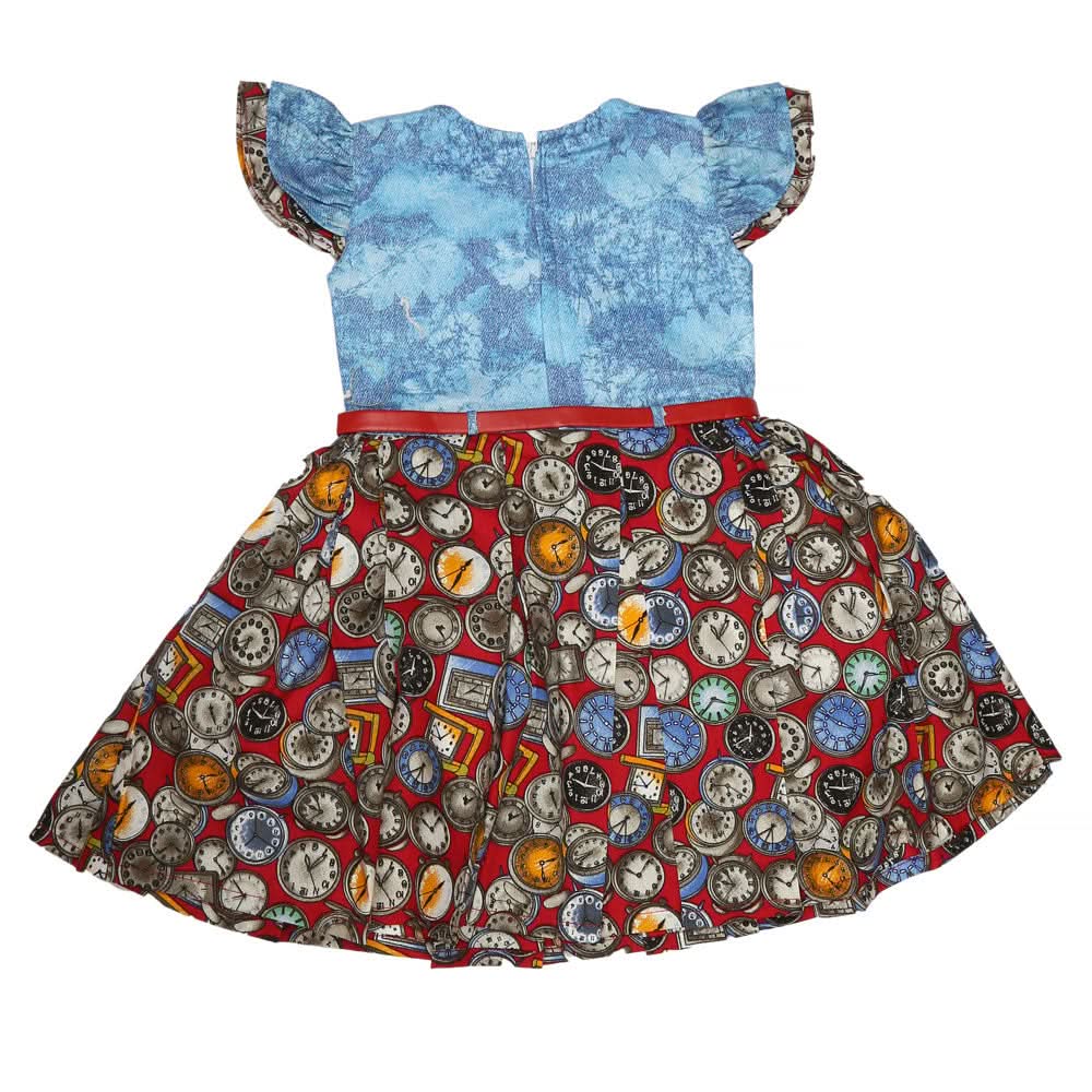 Girls Frock - Blue, Kids, Girls Frocks, Chase Value, Chase Value
