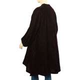Women's Velvet Fancy Kurti - Brown, Women Ready Kurtis, Chase Value, Chase Value