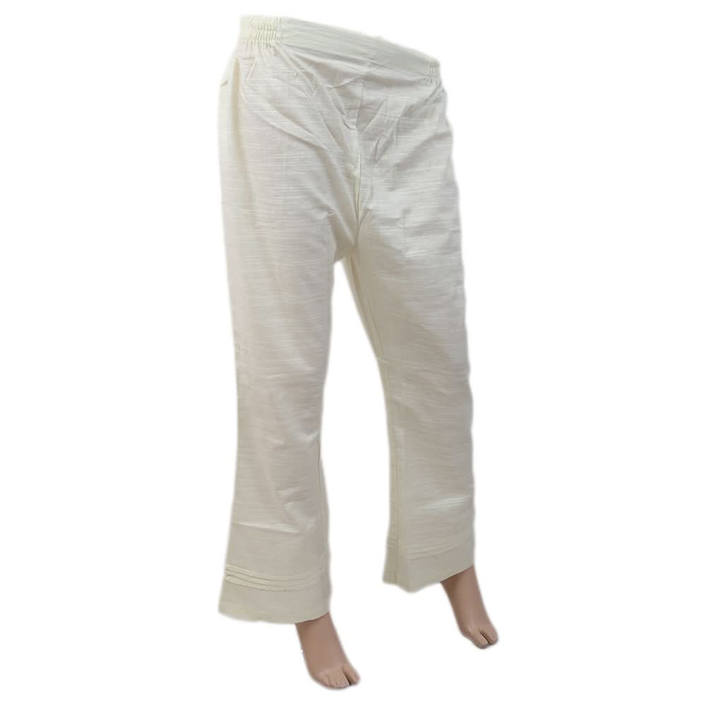 Women's Bottom Trouser - Cream, Women, Pants & Tights, Chase Value, Chase Value