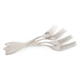 Stainless Steel Fork 4 Pcs - Silver, Crockery & Kitchenware, Chase Value, Chase Value
