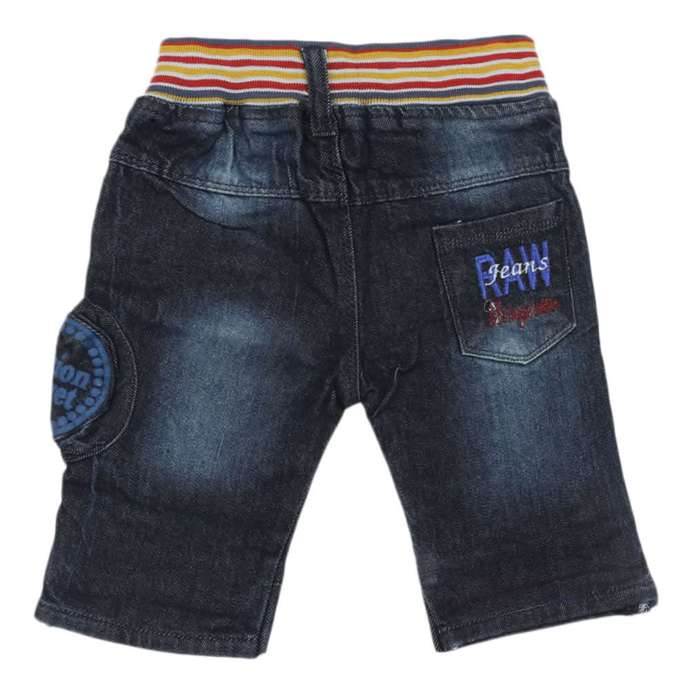 Boys Denim Bermuda - Dark Blue, Boys Shorts, Chase Value, Chase Value