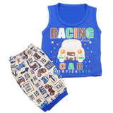 Boys Half Sleeves Sando Suit - Royal Blue, Kids, Boys Sets And Suits, Chase Value, Chase Value