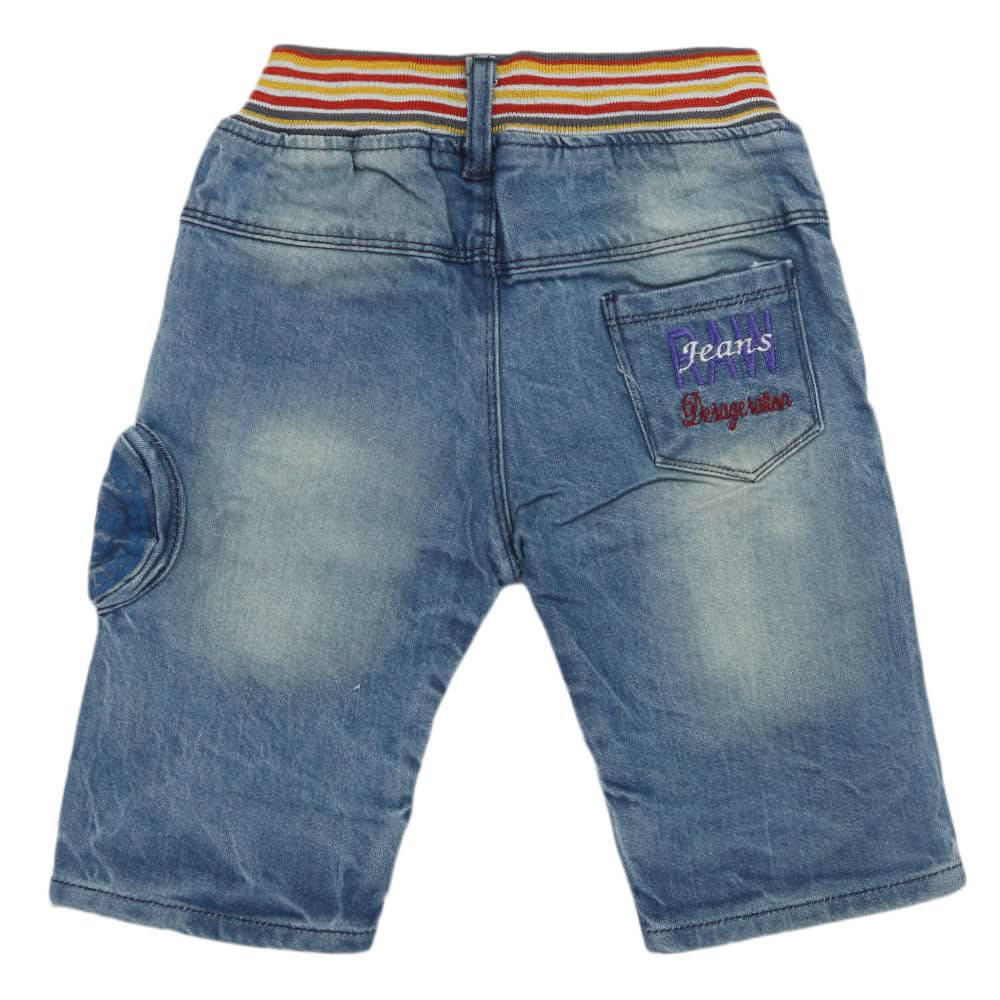 Boys Denim Bermuda - Light Blue, Boys Shorts, Chase Value, Chase Value