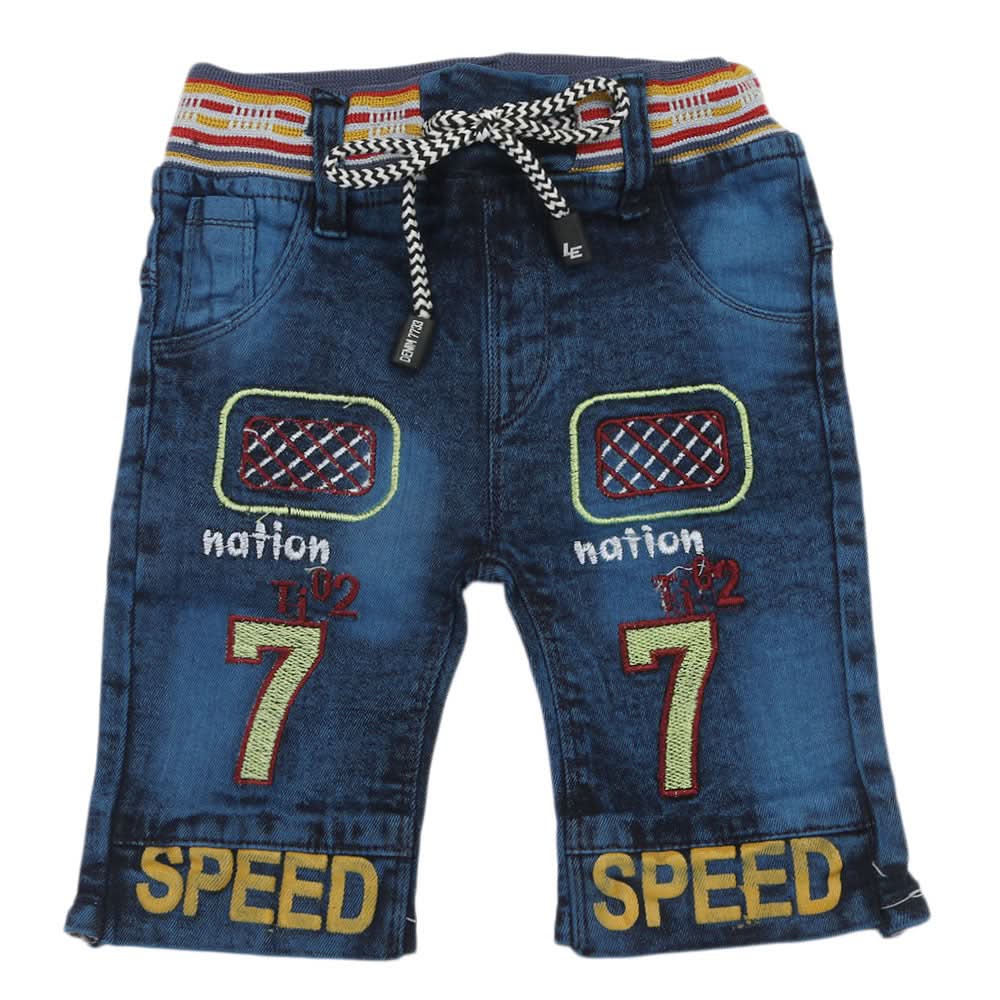 Boys Denim Bermuda - Blue, Boys Shorts, Chase Value, Chase Value