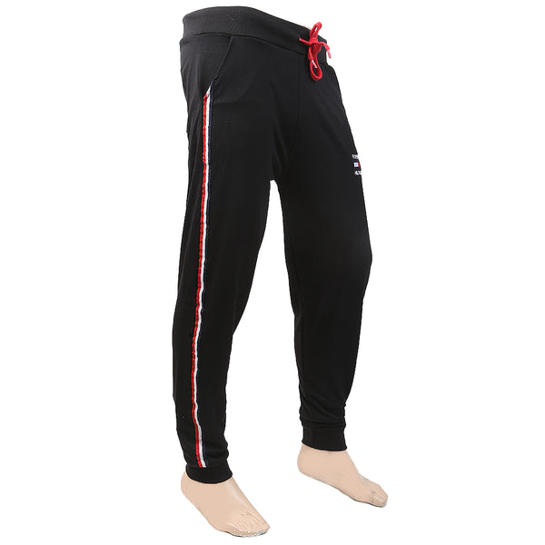 Men's Side Tape Fancy Trouser - Black, Men, Lowers And Sweatpants, Chase Value, Chase Value