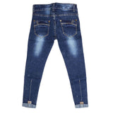 Girls Denim Pant - Dark-Blue, Kids Clothes, Chase Value, Chase Value