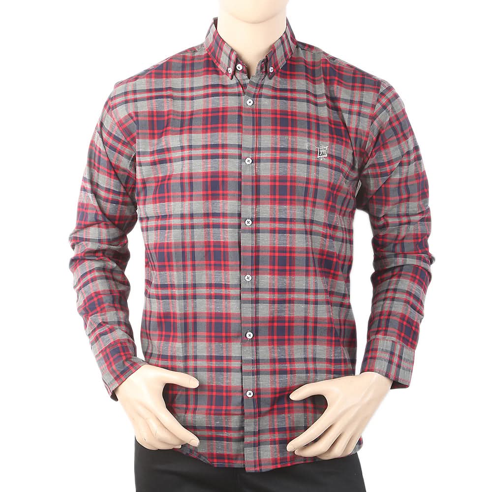 Men's Casual Shirt - Grey, Men, Shirts, Chase Value, Chase Value