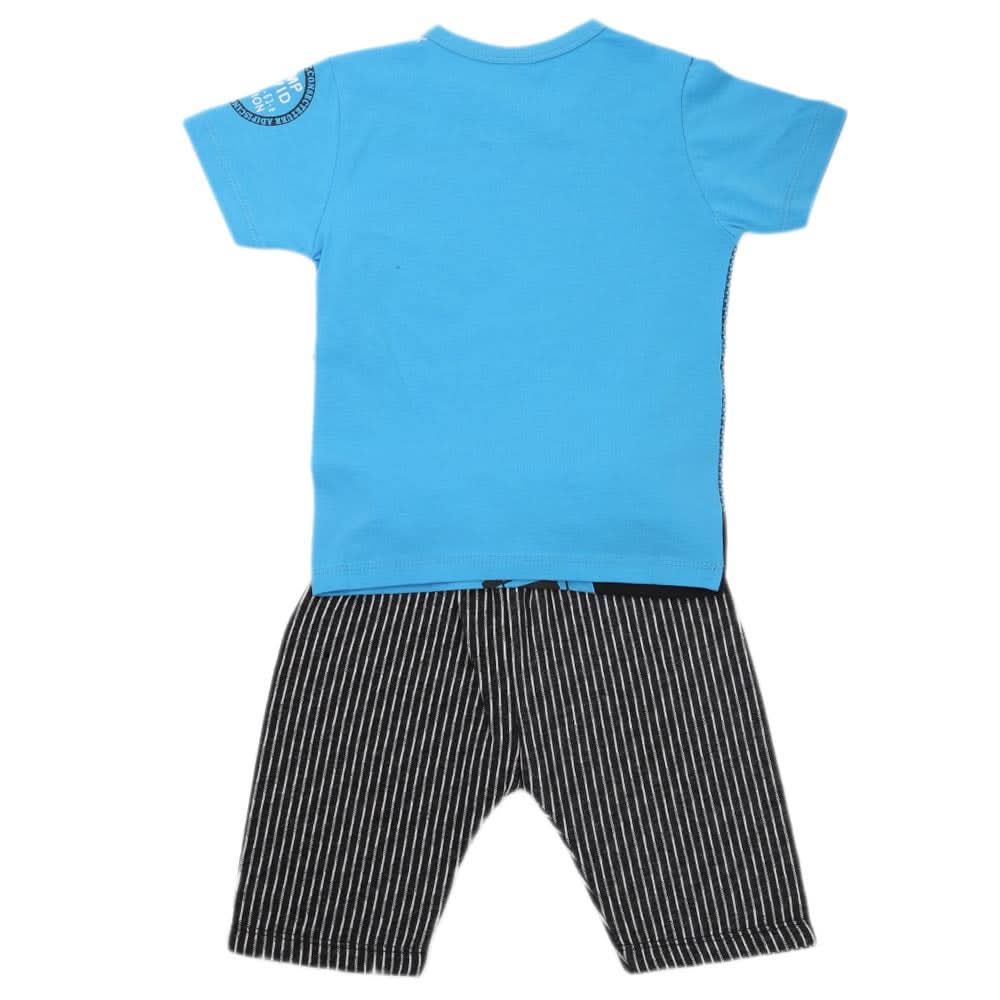 Boys 2 Pcs Suit Half Sleeves - Blue, Kids, Boys Sets And Suits, Chase Value, Chase Value