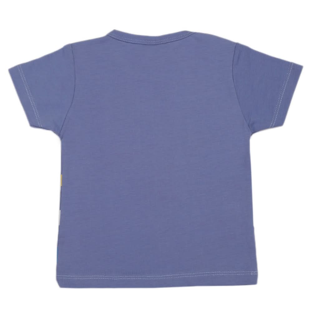 Boys Half Sleeves T-Shirt - Light Purple, Boys T-Shirts, Chase Value, Chase Value