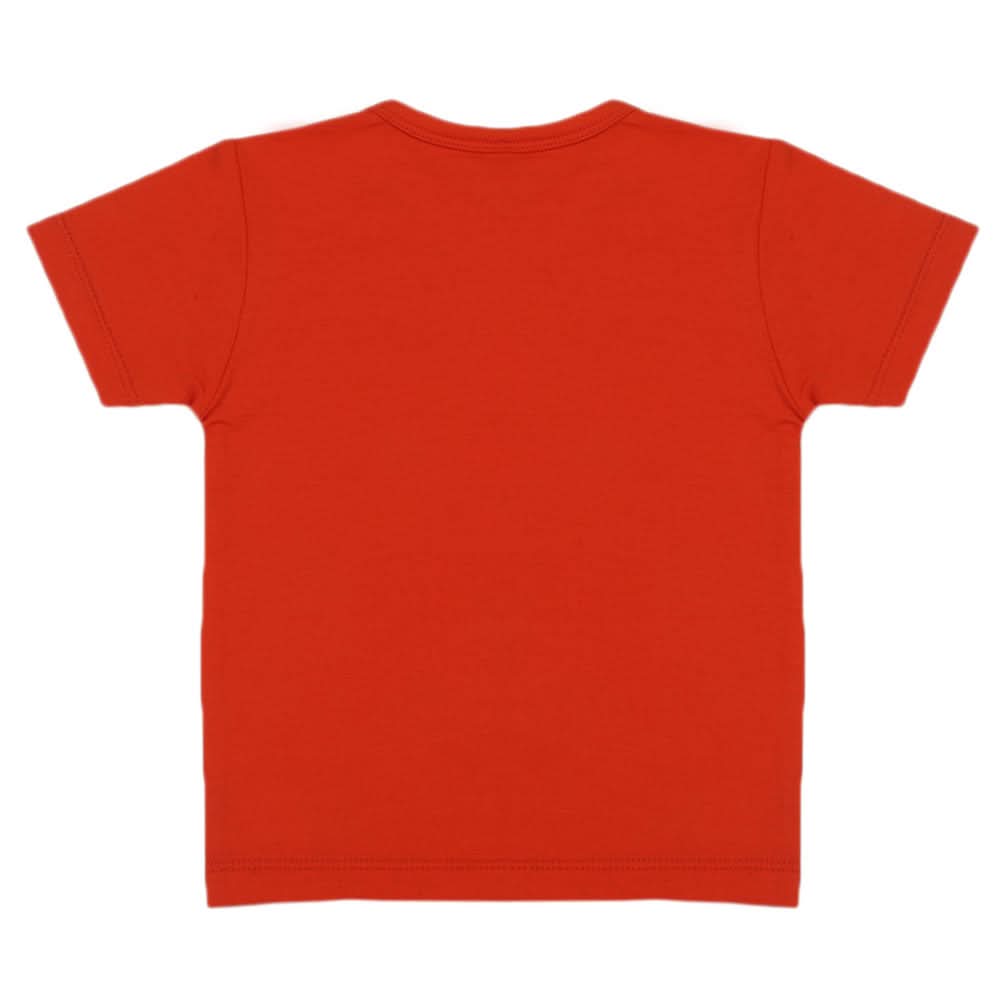Boys Half Sleeves T-Shirt - Orange, Boys T-Shirts, Chase Value, Chase Value