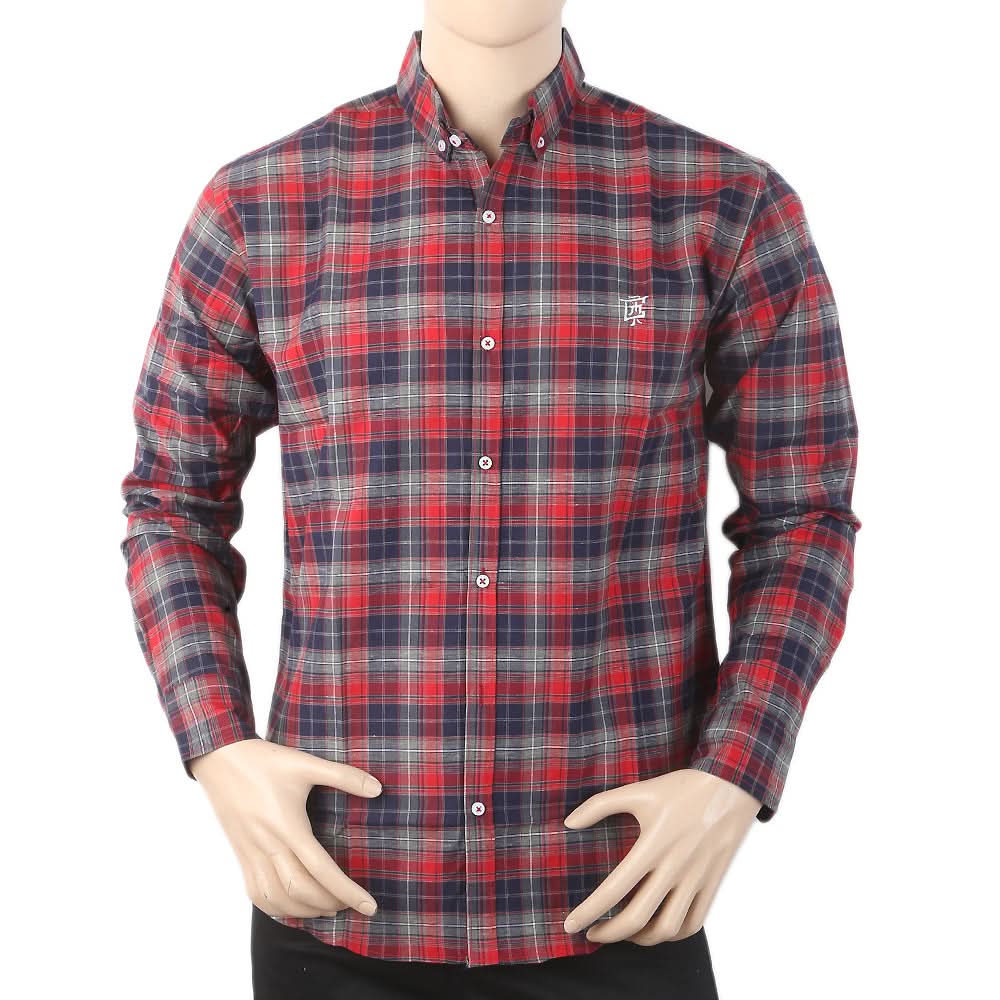 Men's Casual Shirt - Red, Men, Shirts, Chase Value, Chase Value