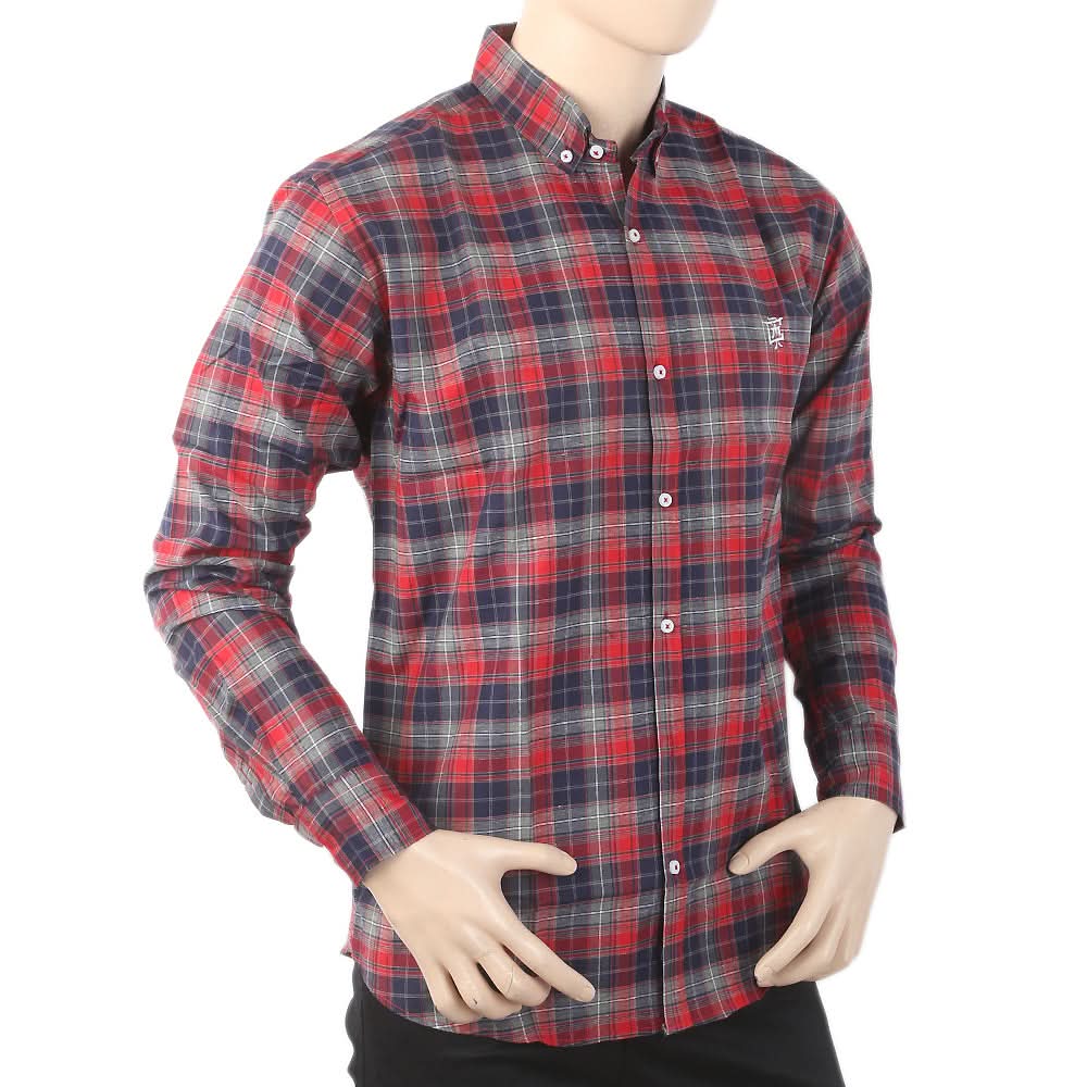 Men's Casual Shirt - Red, Men, Shirts, Chase Value, Chase Value