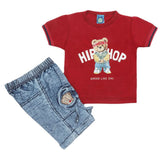 Newborn Boys Half Sleeves Suit - Maroon, Kids, Newborn Boys Sets And Suits, Chase Value, Chase Value