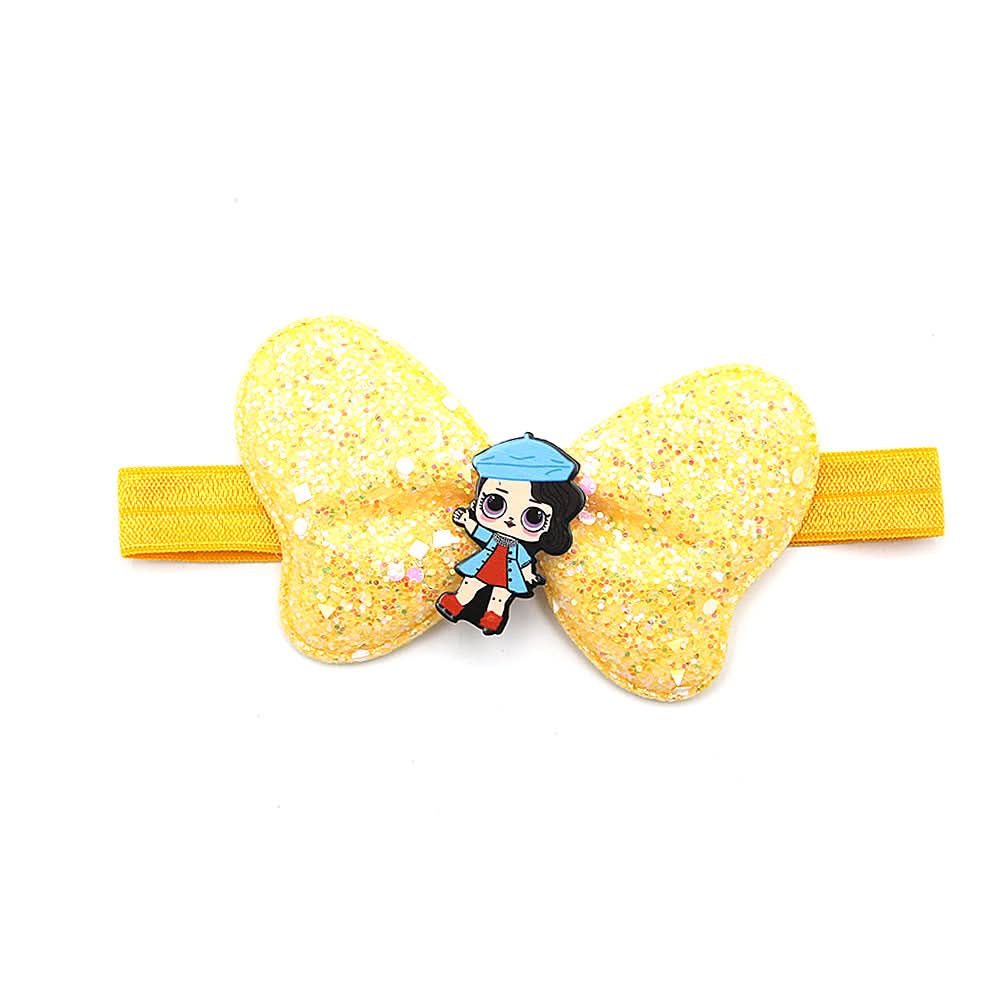 Girls Headband - Yellow - F, Kids, Hair Accessories, Chase Value, Chase Value