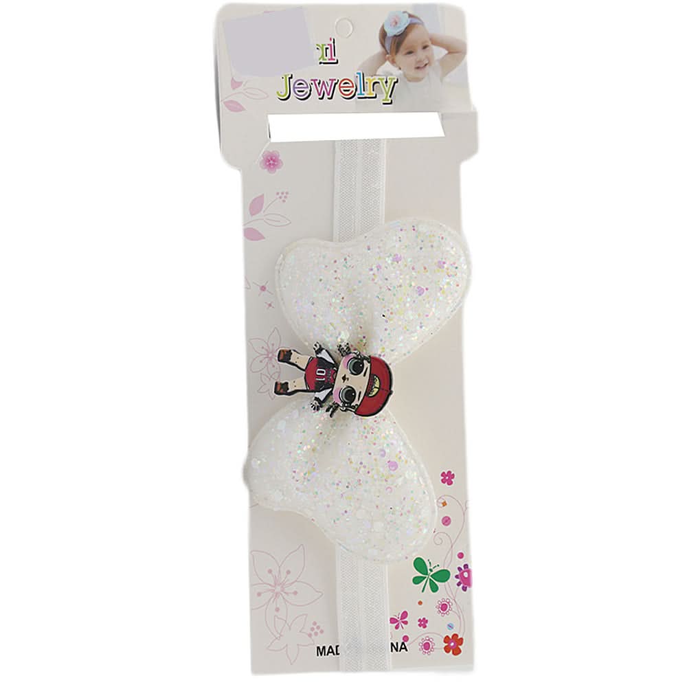 Girls Headband - White - F, Kids, Hair Accessories, Chase Value, Chase Value