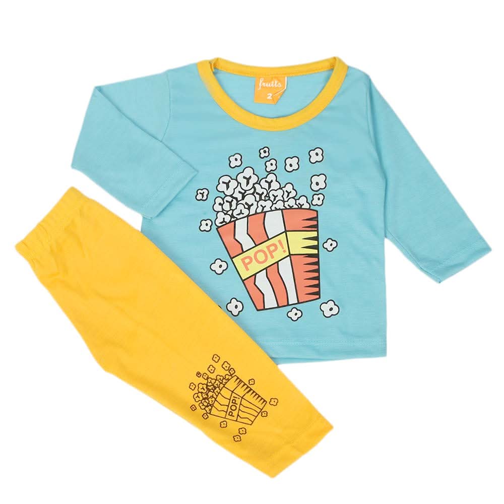 Newborn Boys Full Sleeves Suit - Light Blue, Newborn Boys Sets & Suits, Chase Value, Chase Value