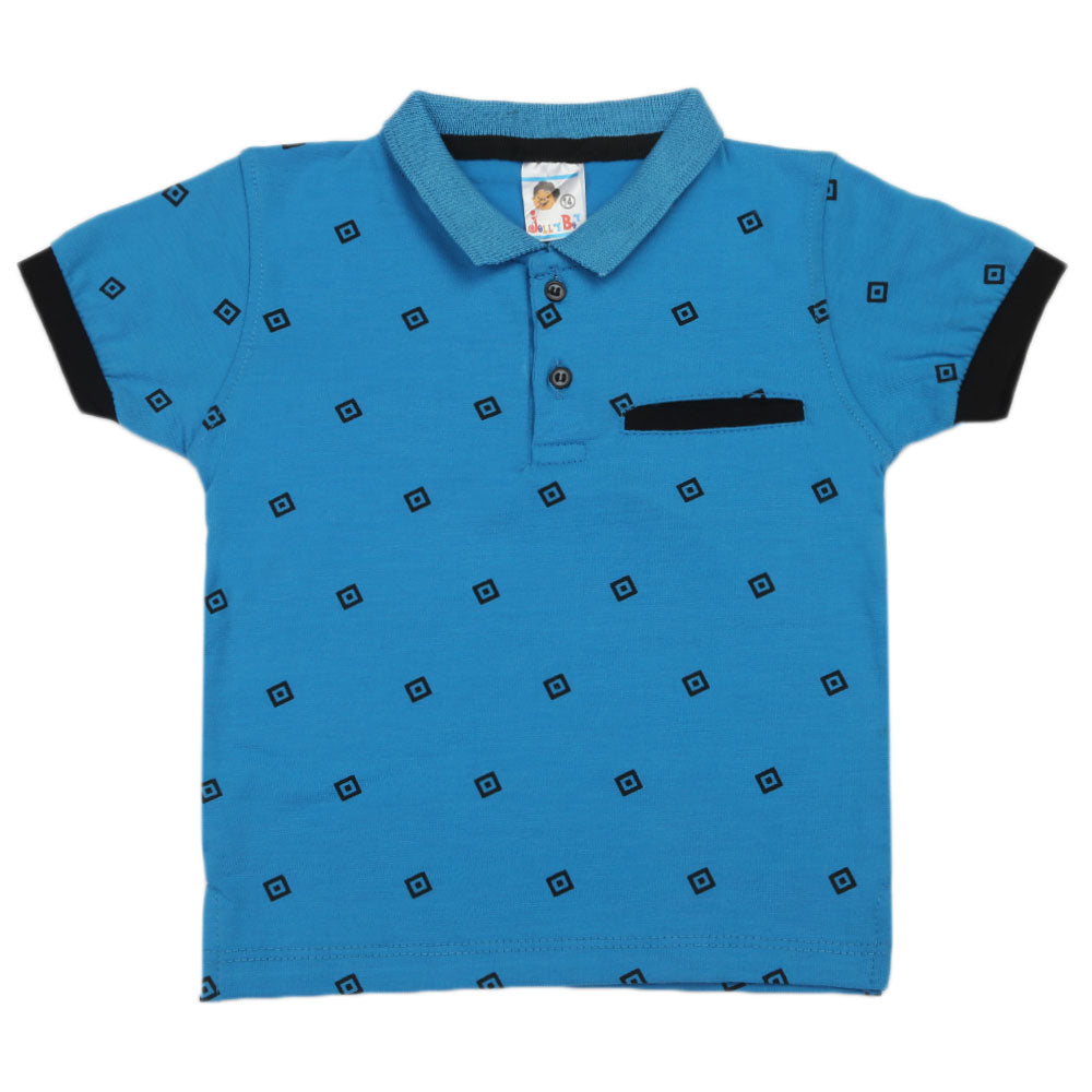 Boys Half Sleeves T-Shirt - Blue, Boys T-Shirts, Chase Value, Chase Value