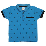 Boys Half Sleeves T-Shirt - Blue, Boys T-Shirts, Chase Value, Chase Value