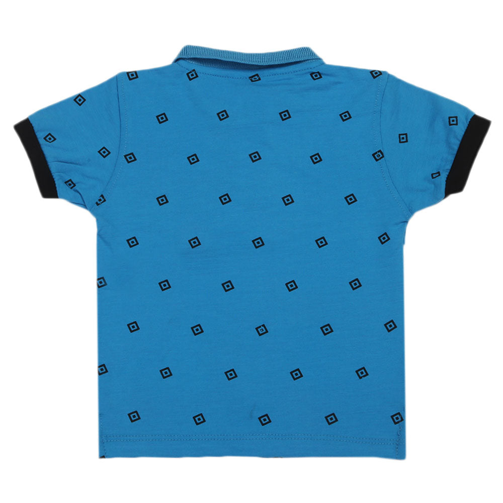 Boys Half Sleeves T-Shirt - Blue, Boys T-Shirts, Chase Value, Chase Value