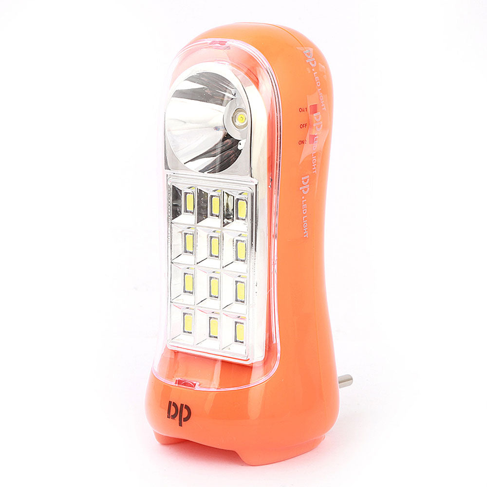 Rechargeable LED Light (DP-707B) - Orange, Home & Lifestyle, Emergency Lights & Torch, Chase Value, Chase Value