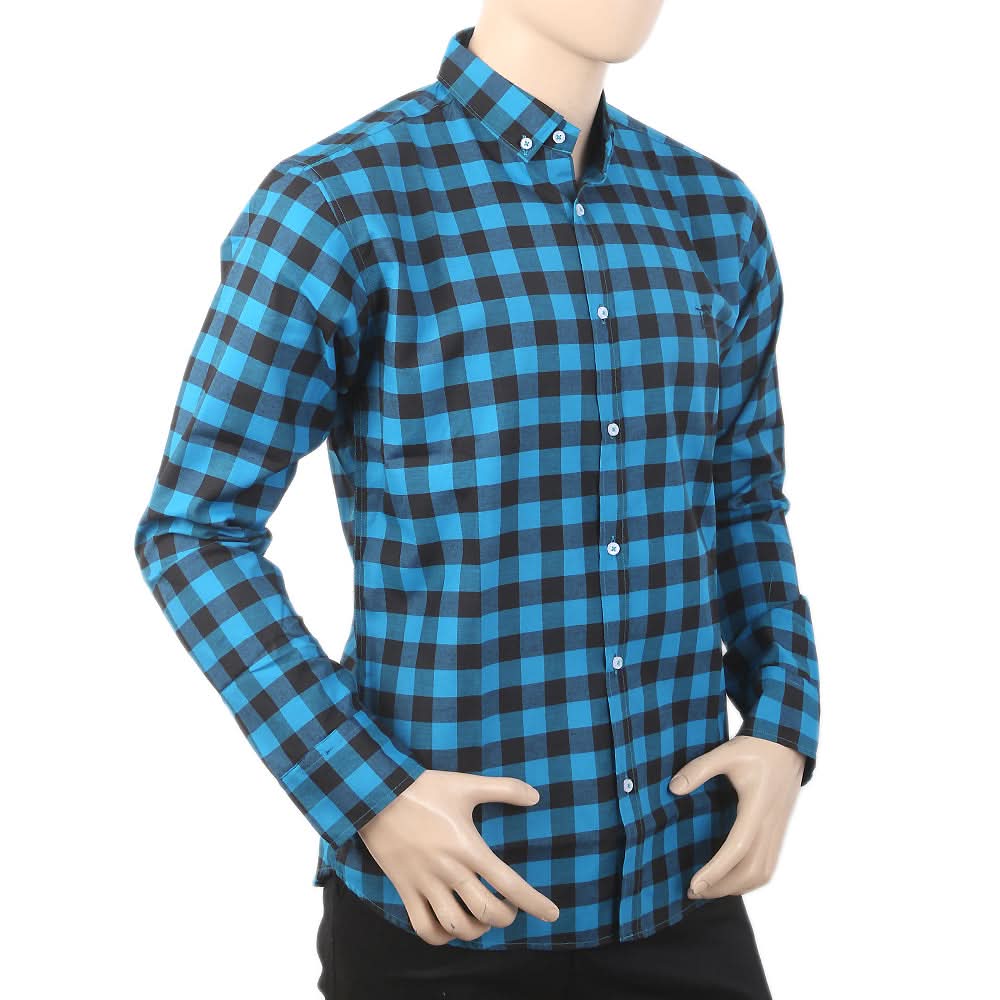Men's Casual Shirt - Blue, Men, Shirts, Chase Value, Chase Value
