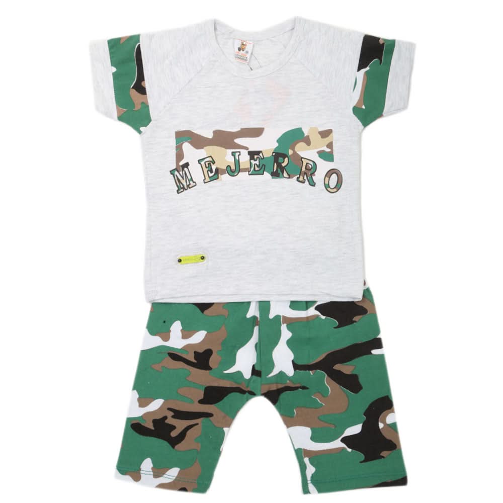Boys Half Sleeves Suit - Green, Kids, Boys Sets And Suits, Chase Value, Chase Value