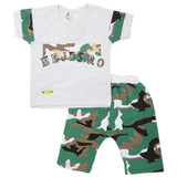 Boys 2 Pcs Suit Half Sleeves - Green, Kids, Boys Sets And Suits, Chase Value, Chase Value
