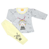 Newborn Girls Full Sleeves Suit - Lemon, Newborn Girls Sets & Suits, Chase Value, Chase Value