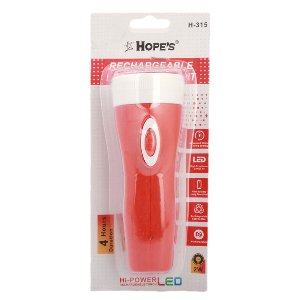 Emergency Torch Light (H-315) - Red, Home & Lifestyle, Emergency Lights & Torch, Chase Value, Chase Value