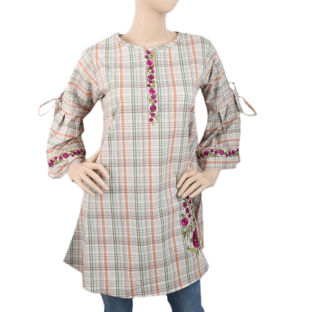 Women's Strip Cotton Kurti - Multi, Women, Ready Kurtis, Chase Value, Chase Value
